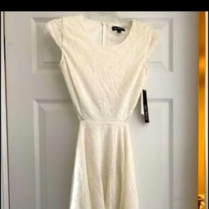 Backless White Dress